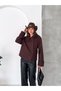 Women's Oversize Stand Collar Buttoned Short Coat - 7