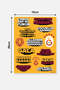 Sticker Set Yellow Slogan - Licensed Original - 2