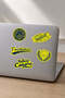 Sticker Set Yellow Navy Blue - Licensed Original - 4
