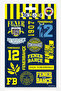 Sticker Set Navy Blue - Licensed Original