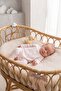 Baby Girl Romper 100% Cotton Front Snap Closure with Booties Duck and Rainbow Pattern Seasonal Romper 0-6 Months - 2