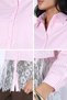 Women's Lace Detailed Striped Shirt - 5