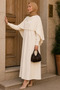 Gülseli Cape Detailed Hijab Dress - 4