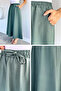 Women's Elastic Waist Double Pocket Skirt - 5