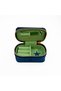 Little Things Embroidery Detailed - Navy Blue Mini Velvet Jewelry Bag & Travel Jewelry Organizer - 5X8.5X4 cm - 2