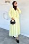 Collar Folded Lace Detailed Blouse Skirt Hijab Double Set - 5