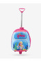 Girl's Kindergarten Nursery Wheeled Backpack Embossed Eva Colorful Printed Wheeled School Bag - 3