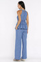 Gülseli Striped Elastic Waist Blouse and Trousers Two-Piece Set - 5