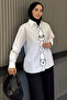 Cute Character Printed Hijab Shirt - 3