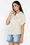 Gülseli Elastic Sleeve Short Shirt - 6