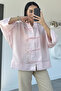Gülseli Women's Style Button Detailed Loose Shirt - 3