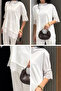 Lace Detailed Blouse Trousers Kubra Modal Double Set - 3