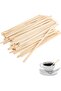 100 Pcs Wooden Coffee Stirrers, Wooden Sticks, Cocktail Stirrers Disposable Stirrers for Hot