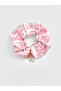Mixed pattern women's elastic hair tie set - 2 pack - 6