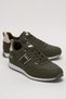 Men's Leather Lace-Up Sports Shoes Khaki - Beige - 2
