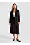Vizyon New Season Black Double-Breasted Collared Women's Blazer Jacket - 2