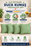 Set of 4 Colorful Gingham Cushion Covers 43X43 cm – Liquid-Proof and Stain-Resistant Fabric - 2