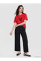 Vizyon New Season Red Printed 100% Cotton Women's T-Shirt - 2