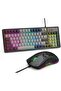 V600 wired luminous keyboard with X600 wired luminous gaming mouse office game keyboard spot