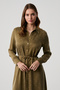 Cupro Shirt Dress - 4