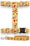 Printed Adjustable H-Type Chest Harness and Travel Strap Set - 2