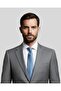 White Dot Patterned Light Blue Tie – 7 cm Wide - 5
