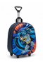 Boys' Kindergarten Nursery Wheeled Backpack Embossed Eva Colorful Printed Wheeled School Bag - 5