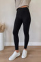 Women's Tulle Detailed High Waist Leggings - 4