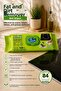 Oil Dirt Dissolving Wet Towel Apple Scented 84 Sheets Oven Cooker Hood Cleaning Wipes