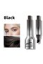 Eyebrow Pencil, Liquid Microblading Square Angle Brush Set, 3D Eyebrow Pencil, (Black)