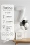White Number Balloon Stand Set |   Transparent 7-Piece Stand + White Number Foil Balloon 32” + 7 Latex Balloons (White-Grey-Black) - 3