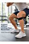 Knee Tendon Band Adjustable Velcro Sports Support Band Black