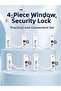 Keyed Security Lock for Windows and Doors, Set of 4 -