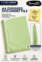 Green A4 Zippered Document Folder Document Storage File with Color Options