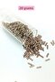Long pipe cutting bead diameter 2mm length 10 mm - 20 grams - dark beige - bnc225