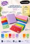 Red Color A5 4-Ring Binder Set with 8 Color Options – 50 A5 Colored Papers, 50 Mini Envelopes, and 6 A6 Snap-On Files | - 3