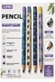 Jumbo Pencil 4 Pieces Silka 1523 Floral Jumbo Thick Pencil Hb Easy Grip Graded Pencil Lead