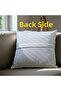 Digital Printed Punch Embroidery Look Floral Decorative 2-Piece Throw Pillow Cover - 7