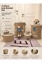 4 Piece Wicker Knitted Basket Set - 2