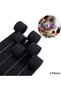 Black Stripe Crepe Paper Roll, Flower Making, Party, Craft Decoration Paper, 6 Pieces, 4.5cm X 22Meters