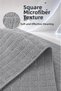 2 Pcs Bitik Checkered Cleaning Cloth - High Water Absorbent Kitchen Cleaning Non-Marking Glass Dust Cloth 50X70 - 3