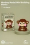 Monkey Model Character Figure 3D Building Toys - 170 Pieces