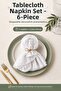 Bohemian Dinner Napkin Set of 6 for Special Occasions – 40×40 cm