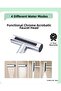 Zngzrmll Multifunctional Faucet Head |   4 Water Modes |   Wide Compatible Adapter Set |   Kitchen (210310) - 5