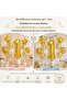 1-9 Years Old Birthday Balloon Set – Gold White Premium Number Foil Balloon, Star and Confetti Balloon Set Transparent Balloon Set Birthday Party Set - 4