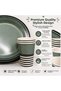 Green Birthday Party Set |   8 16 24 Person Plate and Cup Set |   Green Party Table Decoration Set - 7