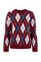 Bordo Baklava Desenli Triko Kazak TWOAW27KZ00207 Triko Kazak TWOAW27KZ00207 - 6