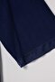 Navy Blue 3-Piece Set %100 Cotton Large Size Knitted Pajamas Set Tbbaw27Ai00046 - 10