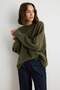 Khaki Soft Textured Sleeve Functional Special Quality Knitwear Sweater Twoaw27Kz00084 - 10