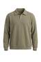 Big Size Stone Oversize/Wide Cut Polo Collar Thick Snap Fastener Sweatshirt Tmnaw27Ao00013 - 5